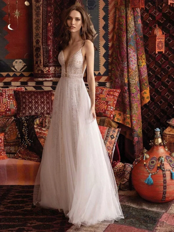 Suknia ślubna Boho Pieśń Ciszy