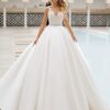 Sexy A Line Wedding Dress Lace Appliques Satin Bridal Dress Bohemian Wedding gowns Floor Length Customized vestido de noiva 7 H6c86abcc8c8f411c97028383799531708 Cropped