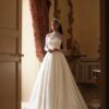 SoDigne A-line Satin/Lace Wedding Dress Full Sleeves High Neck Bride Dresses Women Bridal Gowns vestidos de novia Customized 7 S47f78ce03169482e86155ff19e1641d9C Cropped