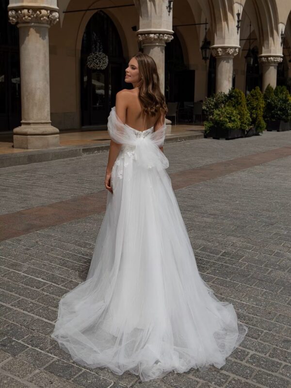 SoDigne Boho Wedding Dresses A-line Sweetheart Tulle Sleeveless Bride Gowns Long 2024 Women Bridal Dress robe de mariée 2 SoDigne Boho Wedding Dresses A-line Sweetheart Tulle Sleeveless Bride Gowns Long 2024 Women Bridal Dress robe de mariée - obrazek 2