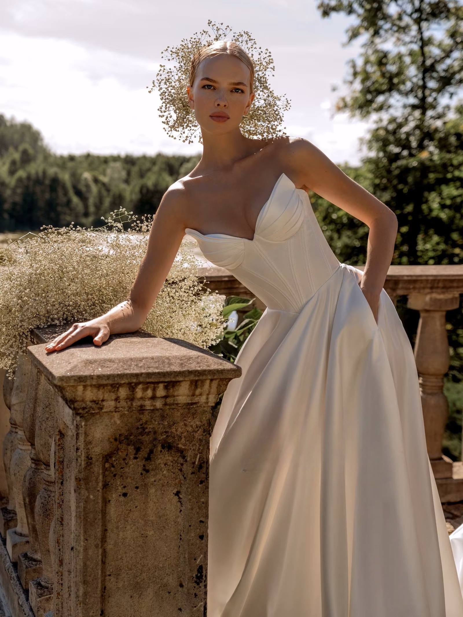 SoDigne A-line Satin Simple Wedding Dresses V-neck Sleeveless Bridal Dress 2025 Long Wedding Gown Robe De Mairee Customized 3 SoDigne A-line Satin Simple Wedding Dresses V-neck Sleeveless Bridal Dress 2025 Long Wedding Gown Robe De Mairee Customized - obrazek 3