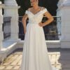 Classic Spaghetti Straps A-Line Wedding Dresses Plus Size V Neck Sleeveless Bride Gowns Appliques Floor Length Vestido De Noiva 7 Seb5640dadc4a4bae80219f0f69abf661X Cropped