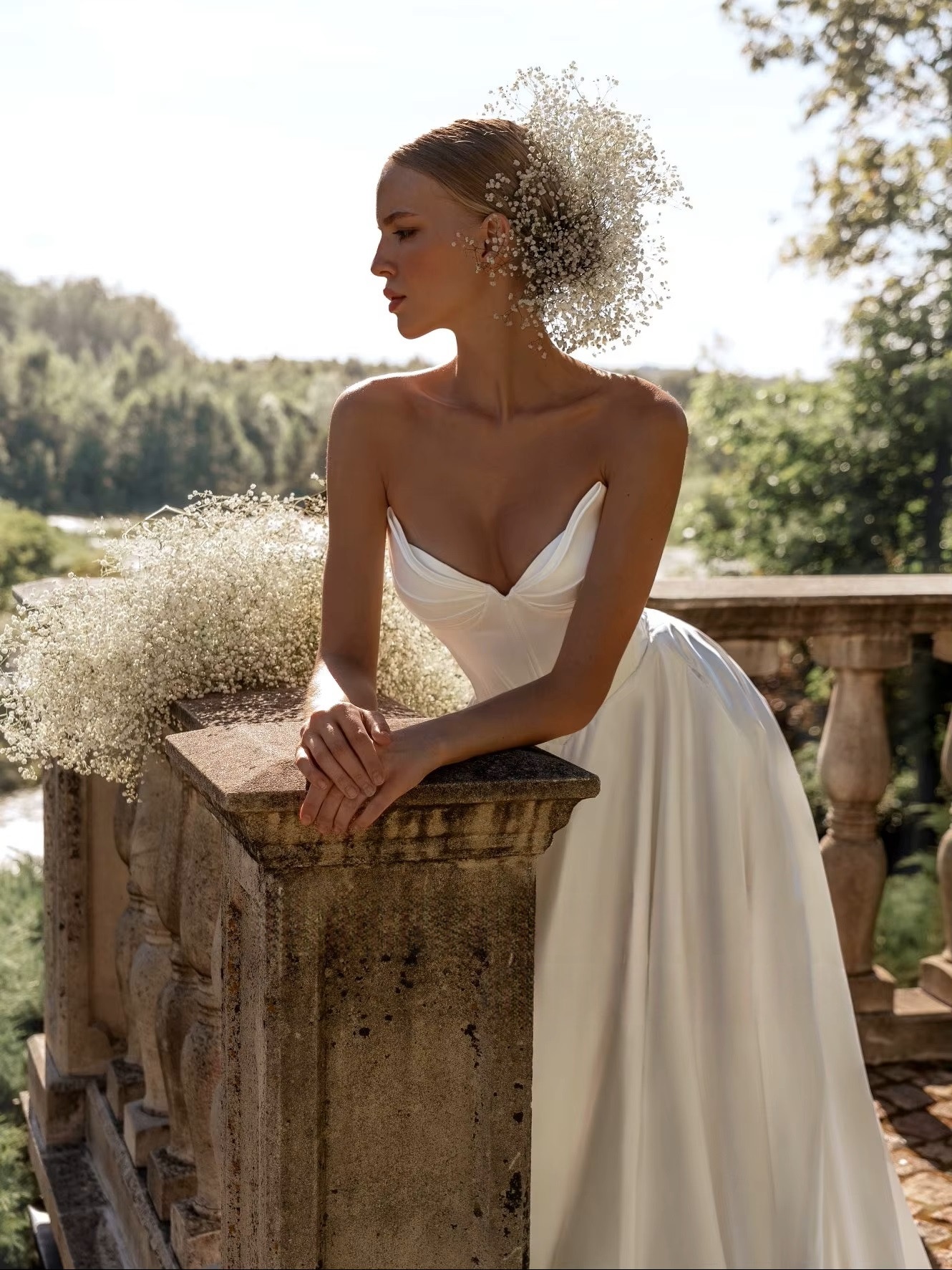 SoDigne A-line Satin Simple Wedding Dresses V-neck Sleeveless Bridal Dress 2025 Long Wedding Gown Robe De Mairee Customized 4 SoDigne A-line Satin Simple Wedding Dresses V-neck Sleeveless Bridal Dress 2025 Long Wedding Gown Robe De Mairee Customized - obrazek 4