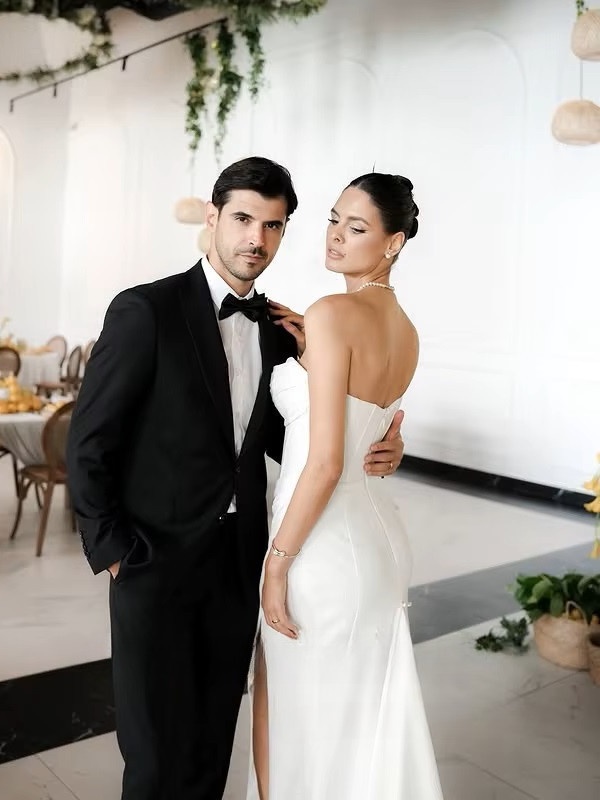 SoDigne Satin Mermaid Wedding Dress Sweetheart Sleeveless Bride Dresses 2025 Simple Bridal Gowns vestidos de novia Customized 4 SoDigne Satin Mermaid Wedding Dress Sweetheart Sleeveless Bride Dresses 2025 Simple Bridal Gowns vestidos de novia Customized - obrazek 4