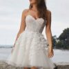 SoDigne A-line Tulle Short Wedding Dresses Sweetheart Sleeveless Appliques Bridal Dress Women Mini Wedding Gown Robe De Mairee 9 S145376a39df349f29503d1af18a09462c Cropped