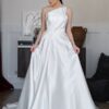SoDigne A-line Satin Appliques Bride Dresses O-neck Sleeveless Wedding Dress Long Bridal Gowns vestidos de novia Customized 5 S20f769551c8348949ac477b118d041d2r Cropped