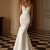 SoDigne Mermaid Satin Wedding Dresses Sweetheart Sleeveless with Shawl Bridal Dress Wedding Gown Robe De Mairee Customized 5 S4849374dc1d54e5daefa0e09c03b77ebO Cropped