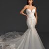 SoDigne Mermaid Satin Appliques Wedding Dresses Sweetheart Sleeveless Bridal Dress Long Wedding Gown Robe De Mairee Customized 7 S48c24418f9a145bdb21349566cff950eQ Cropped