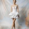 SoDigne A-line Satin Wedding Dress Sleeveless Sweetheart Bride Dresses Beach Ruched Mini Women Bridal Gowns Customized 4 S4c58b81b12684e95a4a4a5535f2d1f10V Cropped