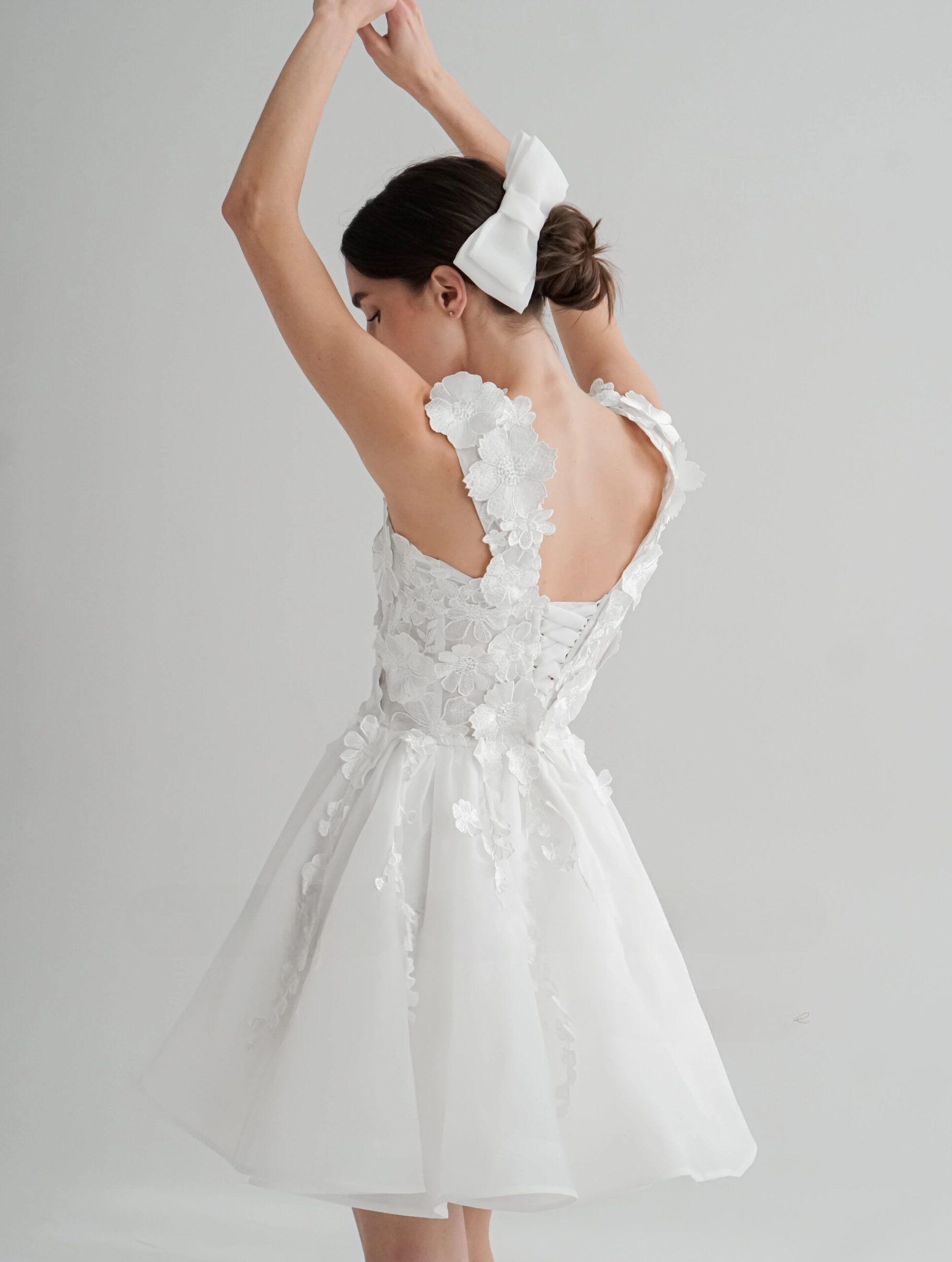 SoDigne A-line Short Wedding Dresses Square Collar Sleeveless Bridal Dress Tulle Princess Wedding Gown 2025 Robe De Mairee 2 SoDigne A-line Short Wedding Dresses Square Collar Sleeveless Bridal Dress Tulle Princess Wedding Gown 2025 Robe De Mairee - obrazek 2