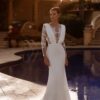 SoDigne Mermaid Satin Appliques Wedding Dresses Full Sleeves O-neck Bride Dress Wedding Gowns vestidos de novia Customized 6 S608569e09c75453286a9c3cb16768c617 Cropped