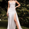 SoDigne Elegant Mermaid Satin Wedding Dresses Sweetheart Sleeveless Appliques Bridal Dress Split Wedding Gown Robe De Mairee  8 S70dfa26a10174ff789110af019b559a2s
