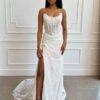 SoDigne Mermaid Lace Wedding Dresses Strapless Sleeveless Bridal Dress Customized Women Split Long Wedding Gown 6 S7564fd78ac494288ab737aa14e7e315fY Cropped