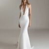 SoDigne Mermaid Satin Simple Wedding Dresses Halter Sleeveless Bridal Dress Elegant Wedding Gown Robe De Mairee Customized 7 S77c3c33556f34b3d8324c554e8614ae5e Cropped