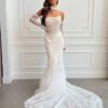 SoDigne Mermaid Lace Beach Wedding Dresses Strapless Detachable Sleeves Bridal Dress Customized Women Long Wedding Gown 7 Sa5952e4d30594c6aa922facb4965342ep Cropped