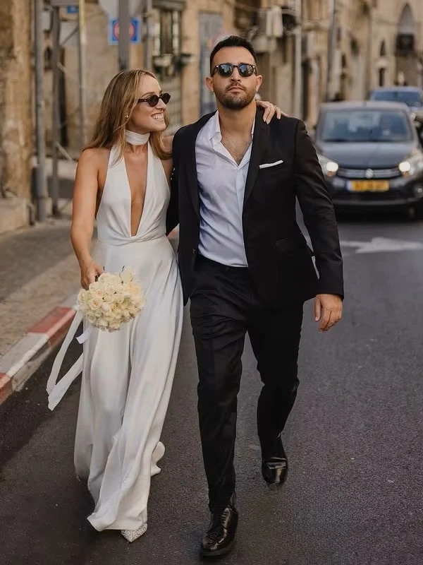 SoDigne Mermaid Simple Wedding Dresses Halter Sleeveless Bridal Dress Beach Long Wedding Gown Robe De Mairee Customized 2 SoDigne Mermaid Simple Wedding Dresses Halter Sleeveless Bridal Dress Beach Long Wedding Gown Robe De Mairee Customized - obrazek 2