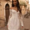 SoDigne Mermaid Lace Short Wedding Dresses Off Shoulder Beach Bridal Dress Mini Wedding Gown Robe De Mairee Customized  9 Sb6f2482e62d7481d83fef7e97553b89cF Cropped