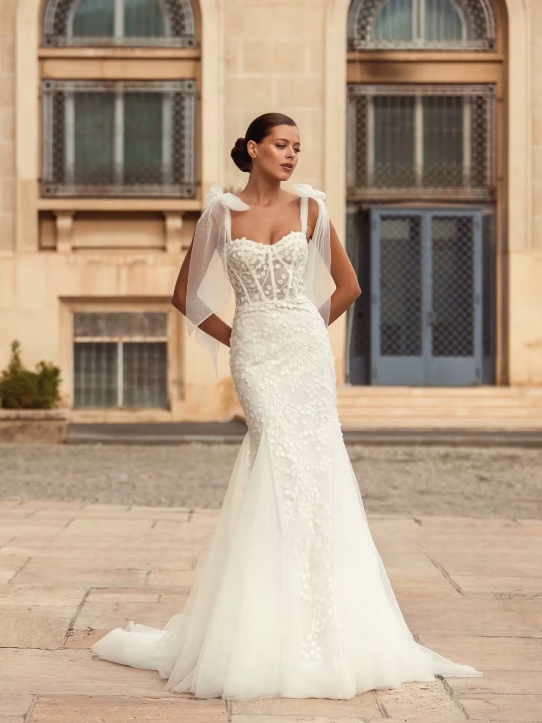 SoDigne Mermaid Tulle Wedding Dresses Sweetheart Sleeveless Elegant Bride Dress Women Bridal Gowns vestidos de novia Customized 1 SoDigne Mermaid Tulle Wedding Dresses Sweetheart Sleeveless Elegant Bride Dress Women Bridal Gowns vestidos de novia Customized