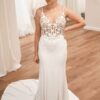 SoDigne Mermaid Satin Appliques Wedding Dresses V Neck Sleeveless Bridal Dress Long Wedding Gown Robe De Mairee Customized  4 Scf6d7c5c334e429a8ac7b44c183ea9f43 Cropped
