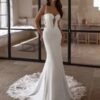 SoDigne Mermaid Satin Wedding Dress Sweetheart Sleeveless Lace Appliques Bride Dresses Bridal Gowns Robe De Mairee Customized 9 Sd55a6e8b6bb445ed8c4bf814350bf234G Cropped