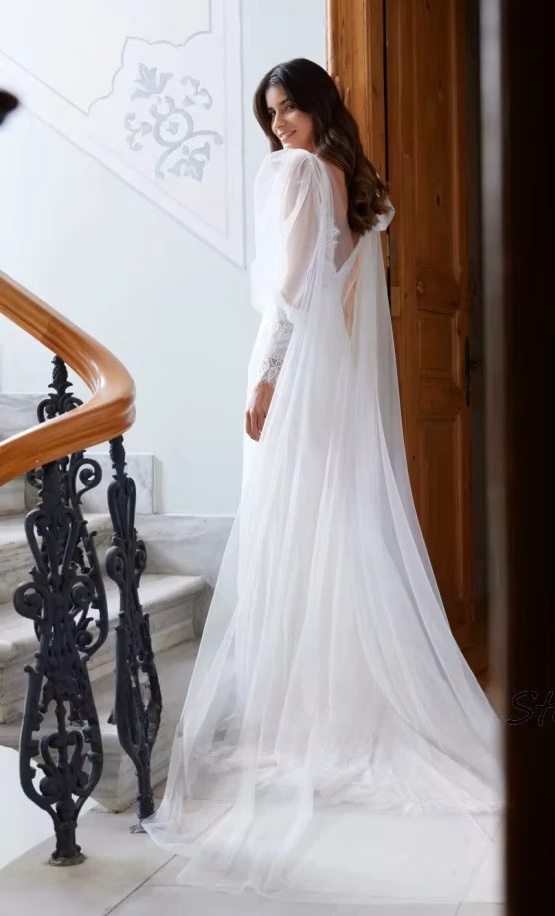 SoDigne Mermaid Boho Wedding Dresses Sweetheart Long Sleeves Lace Bridal Dress 2025 Beach Wedding Gown Robe De Mairee 2 SoDigne Mermaid Boho Wedding Dresses Sweetheart Long Sleeves Lace Bridal Dress 2025 Beach Wedding Gown Robe De Mairee - obrazek 2